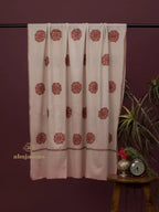 Elegant Cashmina Shawl with Booti Pattern in Beige