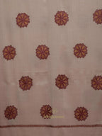 Elegant Cashmina Shawl with Booti Pattern in Beige