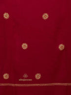 Elegant Cashmina Shawl with Booti Pattern in Maroon
