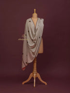Classic Cashmina Shawl with Booti Pattern in Grey