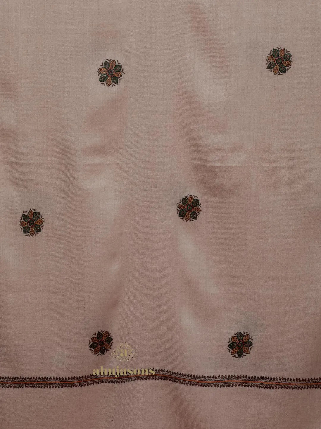 Classic Cashmina Shawl with Booti Pattern in Grey