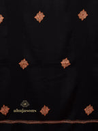 Classic Cashmina Shawl with Booti Pattern in Black