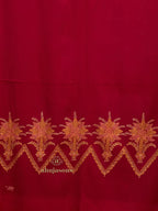 Classic Cashmina Shawl with Palla Pattern in Maroon