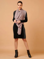 Chic Stole Wool Blend in Beige