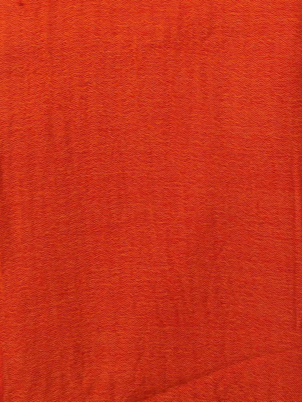 Artisanal Throws Decorative Weave with Reversible Throw Pattern in Dark Orange