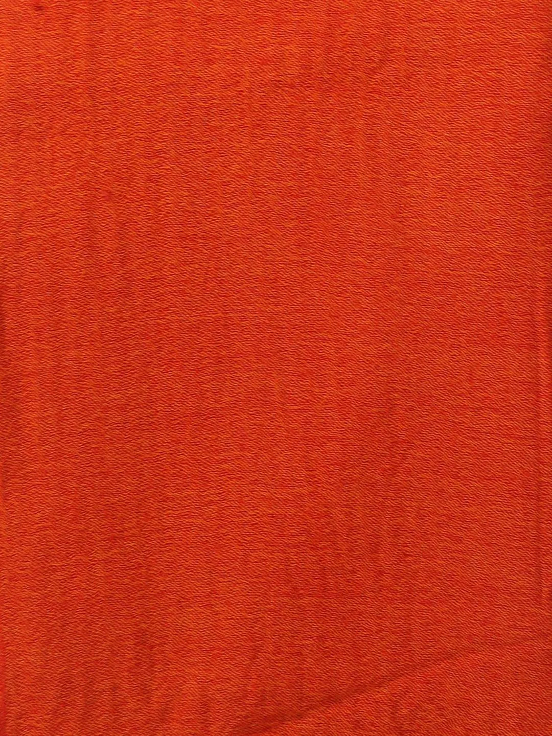 Artisanal Throws Decorative Weave with Reversible Throw Pattern in Dark Orange