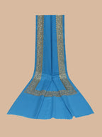 Chic Stole Wool Blend  in Blue