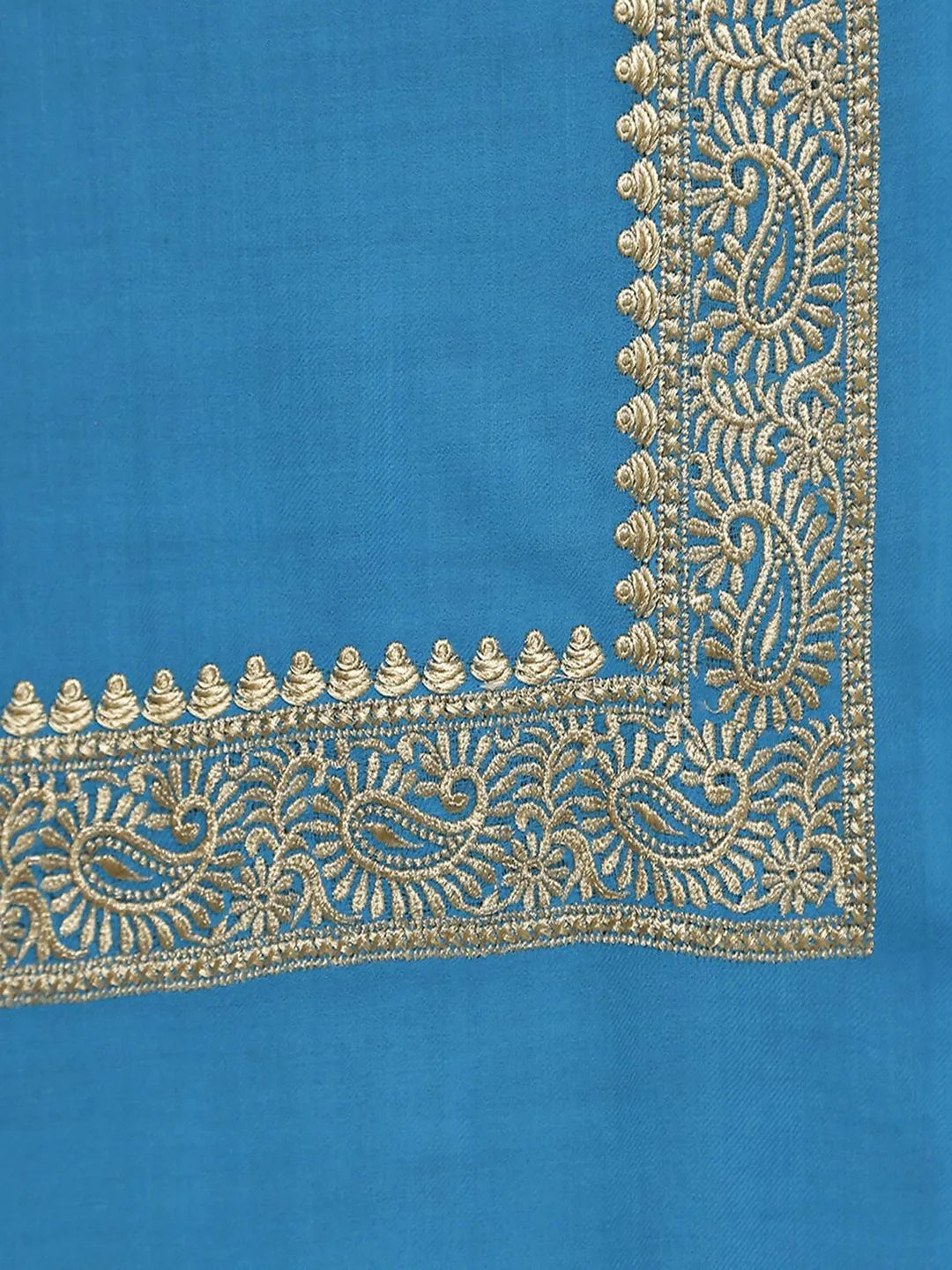 Chic Stole Wool Blend  in Blue