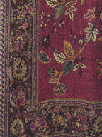 Artisanal Throws Decorative Weave with Jacquard Jamawaar Pattern in Multi Colour