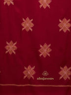 Classic Cashmina Shawl with Booti Pattern in Maroon