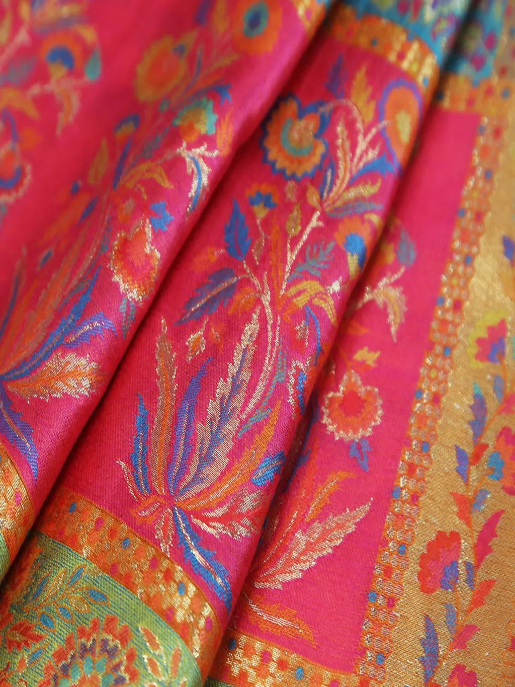 Elegant Silk Dupatta with Silk Duptta Pattern in Orange