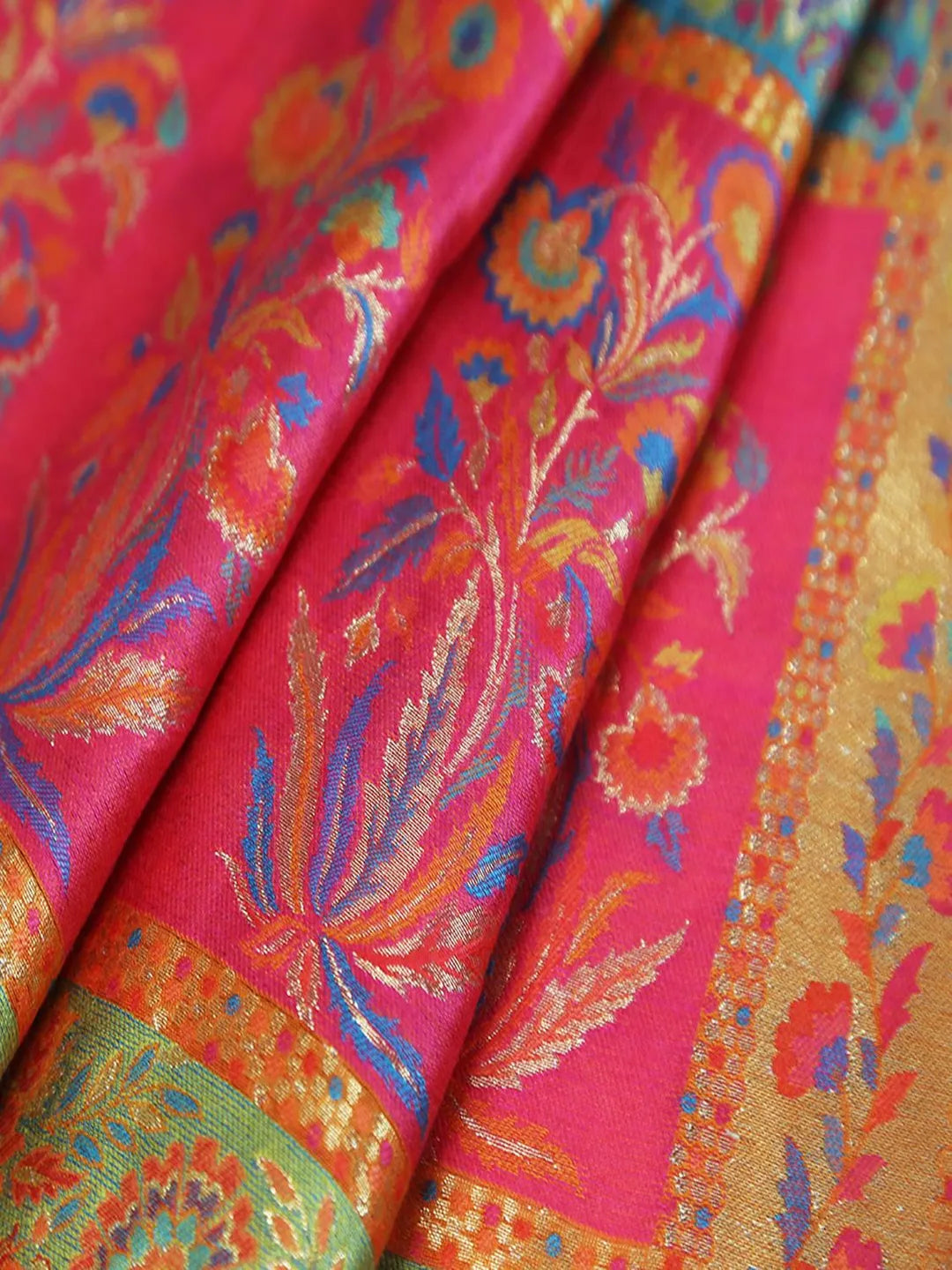 Elegant Silk Dupatta with Silk Duptta Pattern in Orange