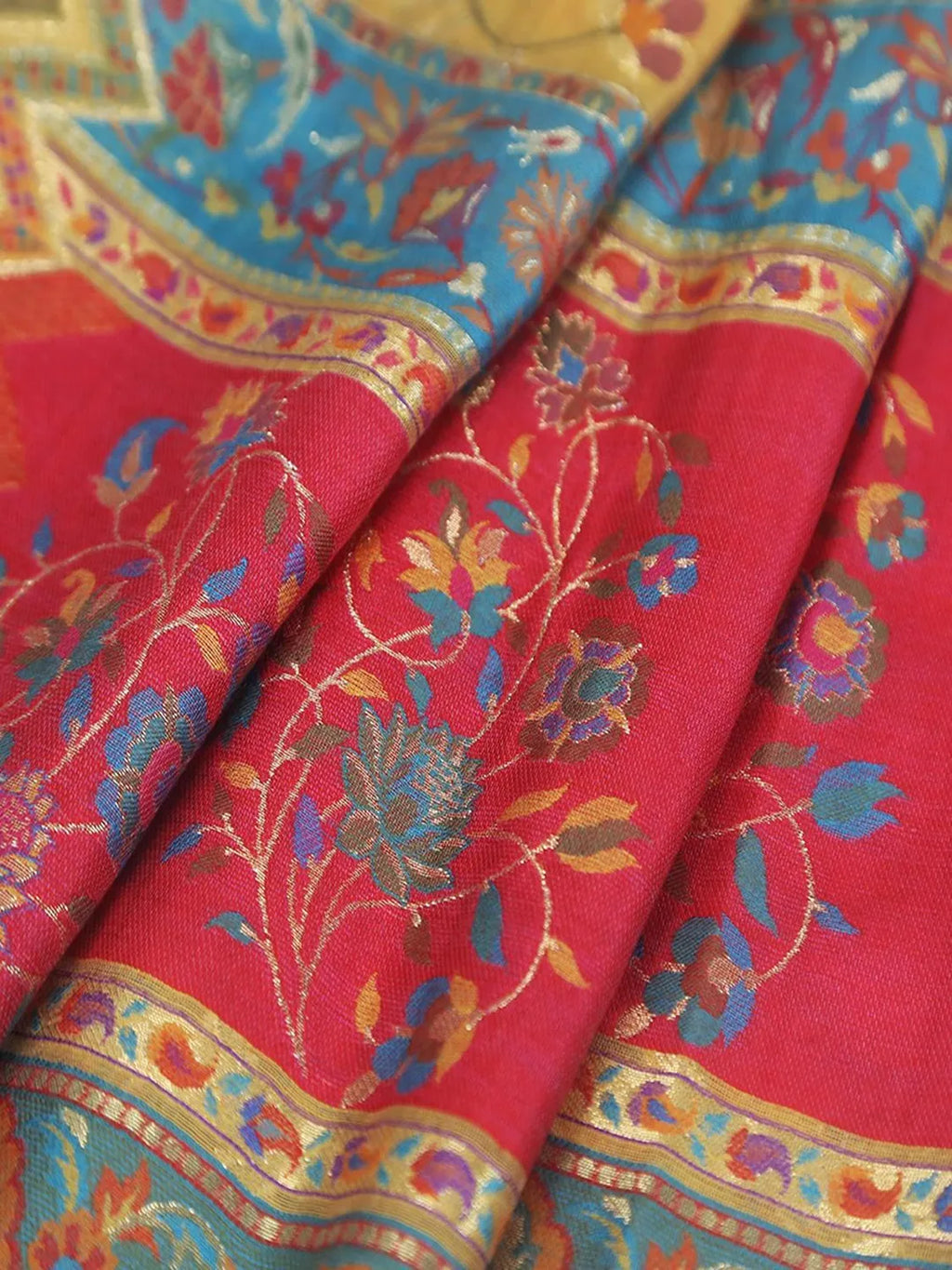 Elegant Silk Dupatta with Silk Duptta Pattern in Mustard Yellow