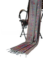 Elegant Silk Dupatta with Silk Duptta Pattern in Gray