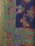 Decorative Throws Decorative Weave with Jacquard Jamawaar Pattern in Multi Colour