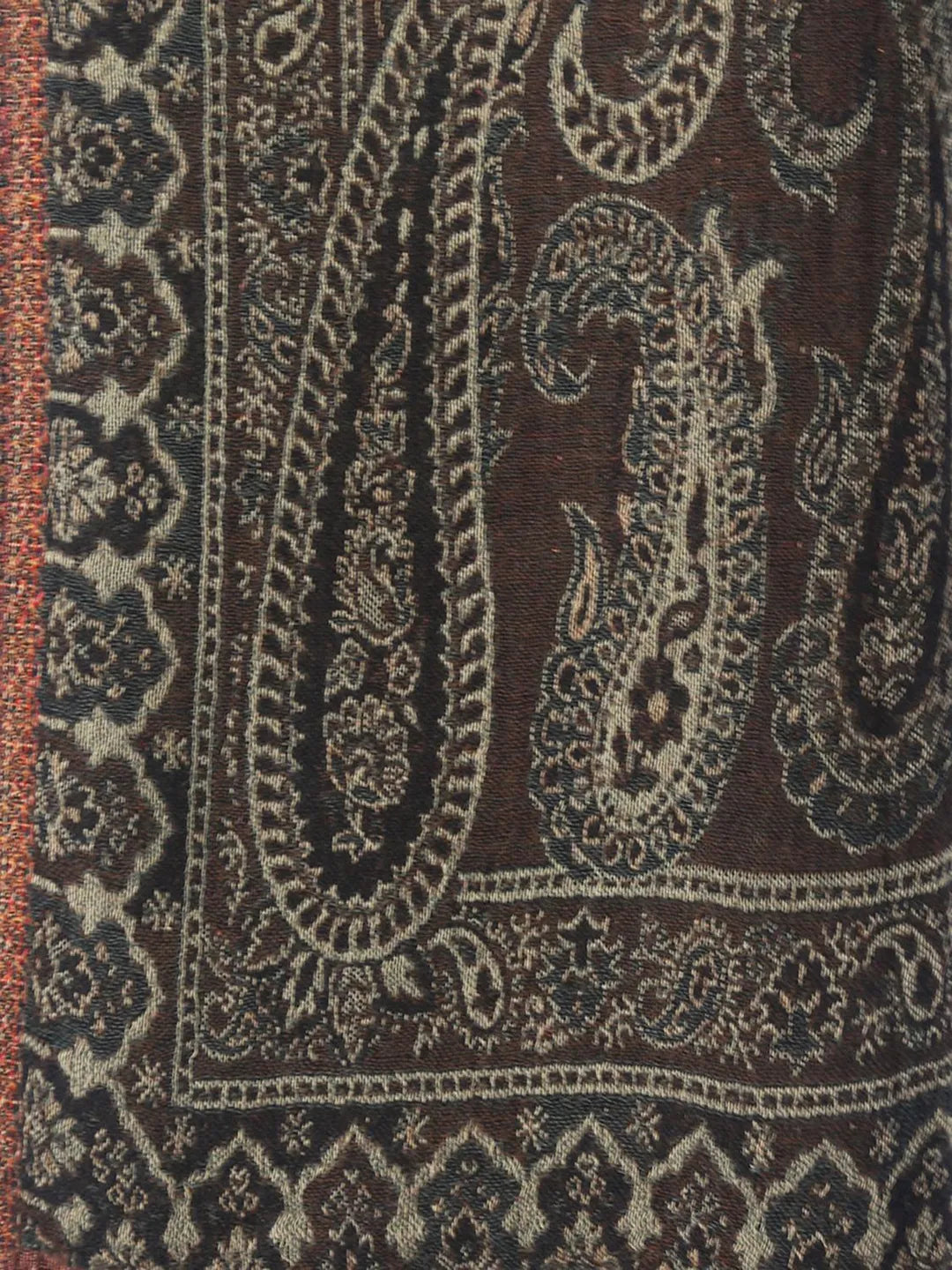 Decorative Throws Decorative Weave with Reversible Throw Pattern in Brown