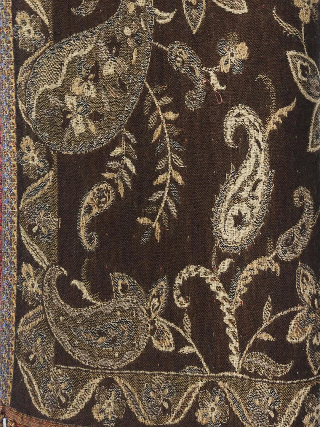 Decorative Throws Decorative Weave with Reversible Throw Pattern in Dark Brown