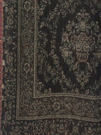 Artisanal Throws Decorative Weave with Reversible Throw Pattern in Black