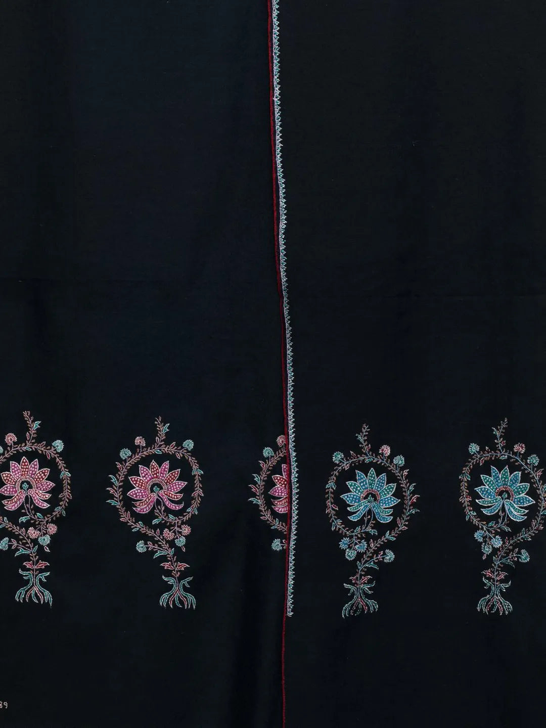 Classic Handloom Pashmina Shawl in Blue