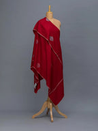 Classic Handloom Pashmina Shawl in Red