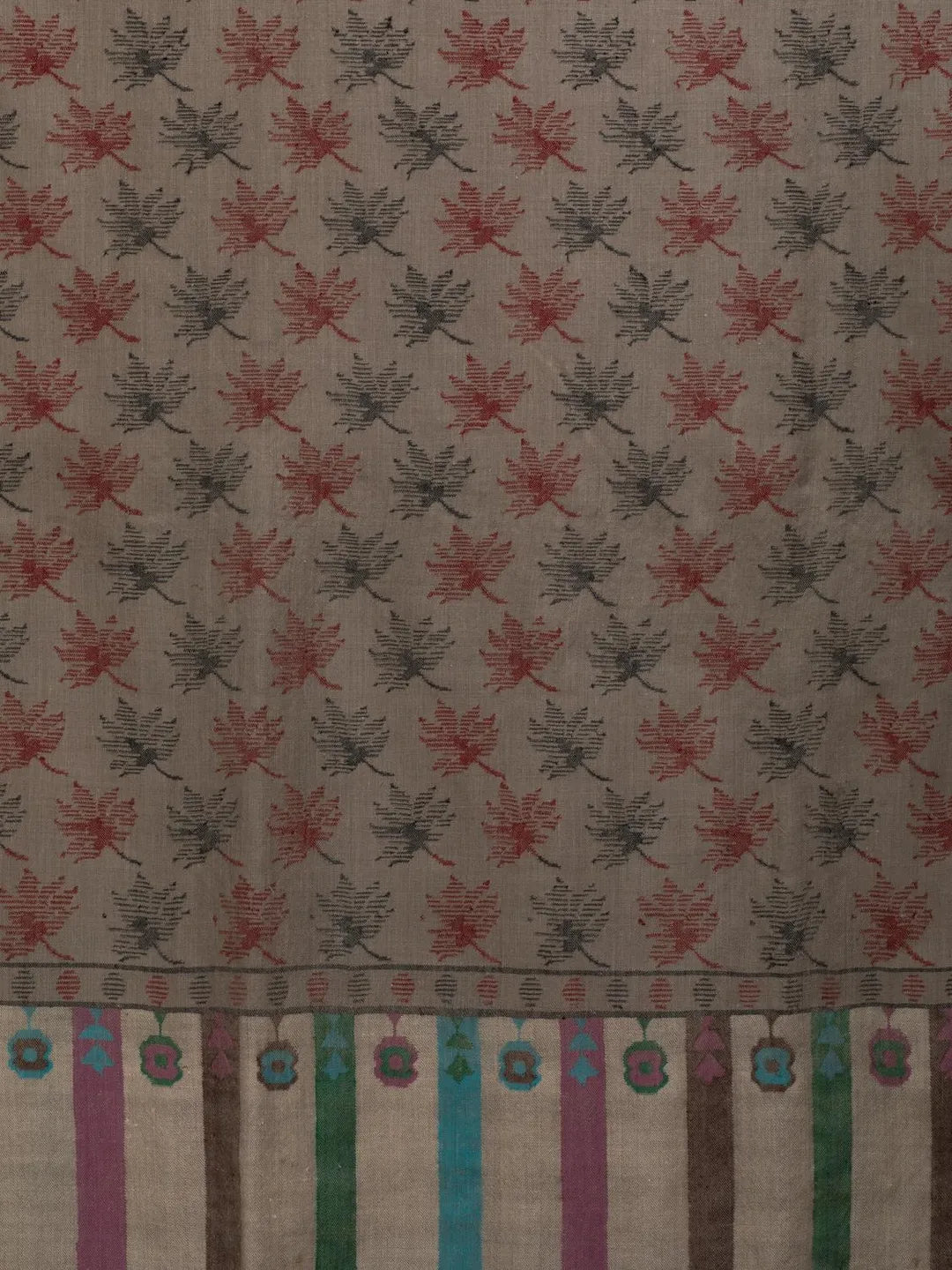 Classic Handloom Pashmina Shawl in Beige