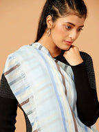 Elegant Stole with Dobby Pattern in Multi