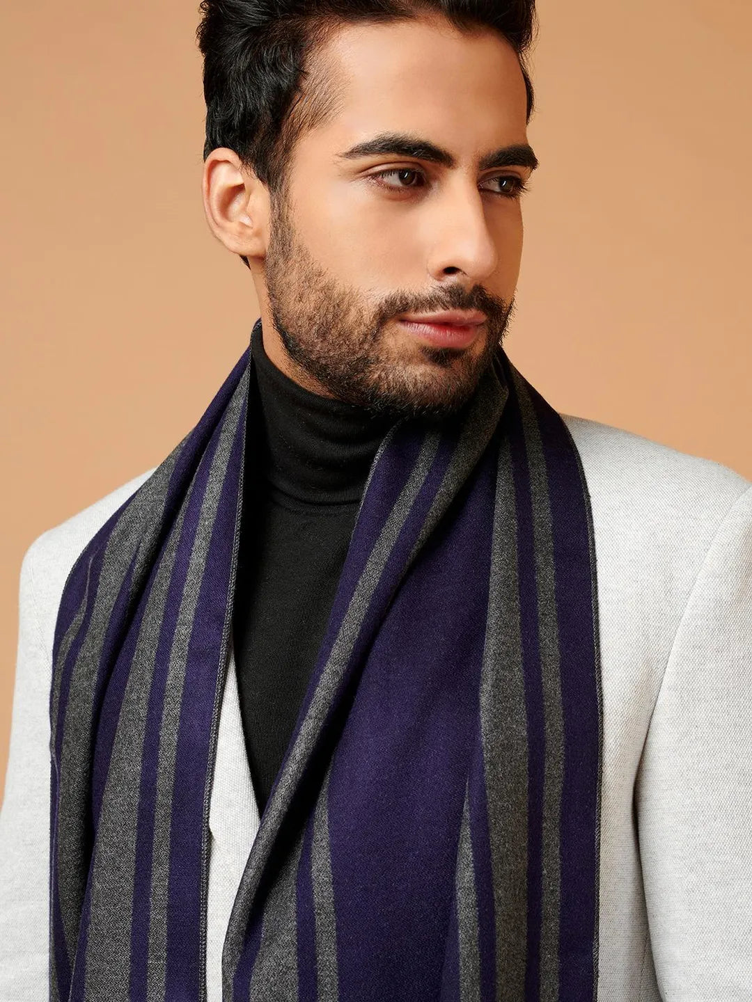 Classic Muffler with Dobby Pattern in Multi