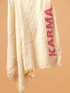 Casual Scarf with Dobby Pattern in Multi