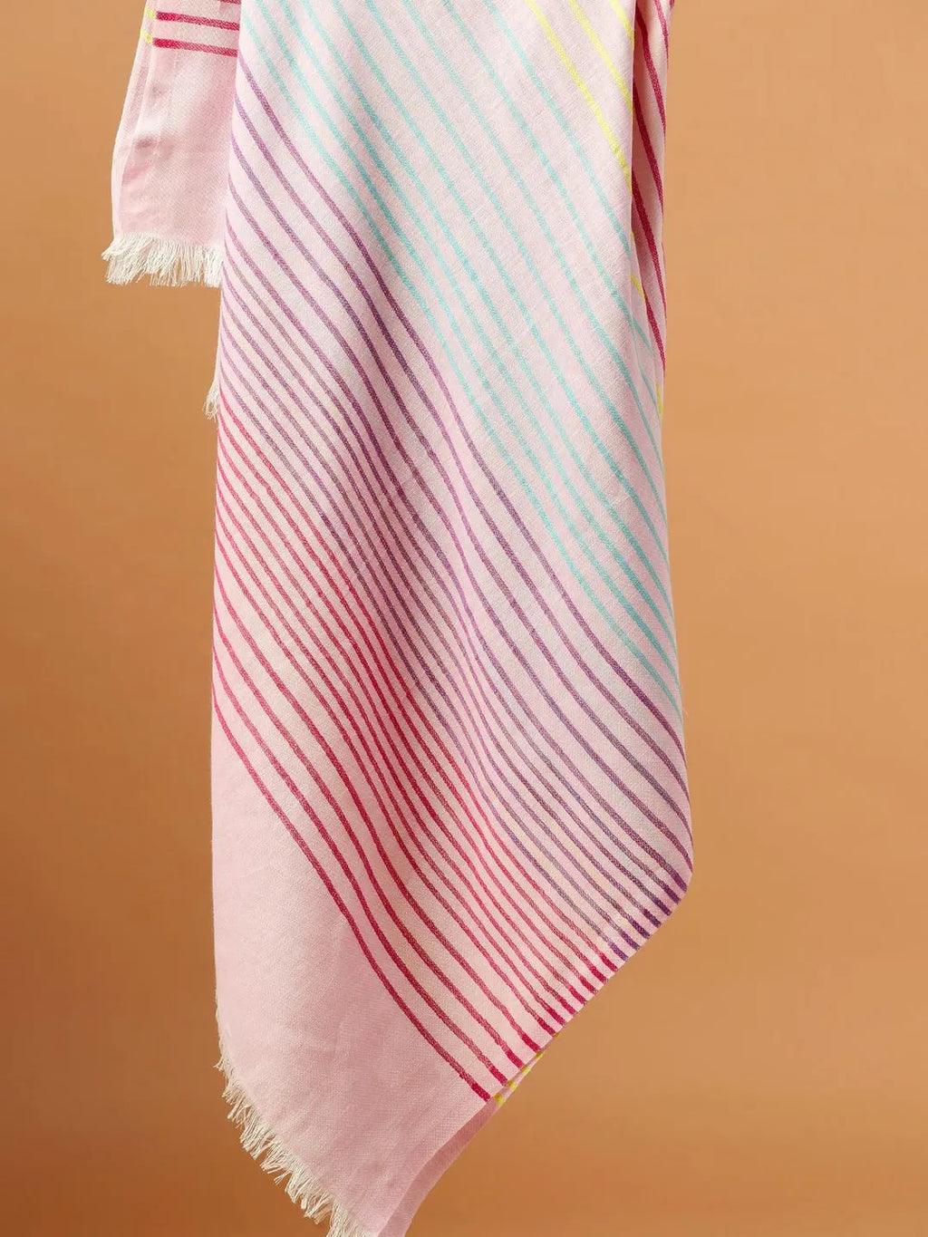 Casual Scarf with Dobby Pattern in Multi