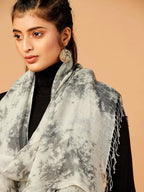 Casual Scarf with Jacquard Pattern in Multi