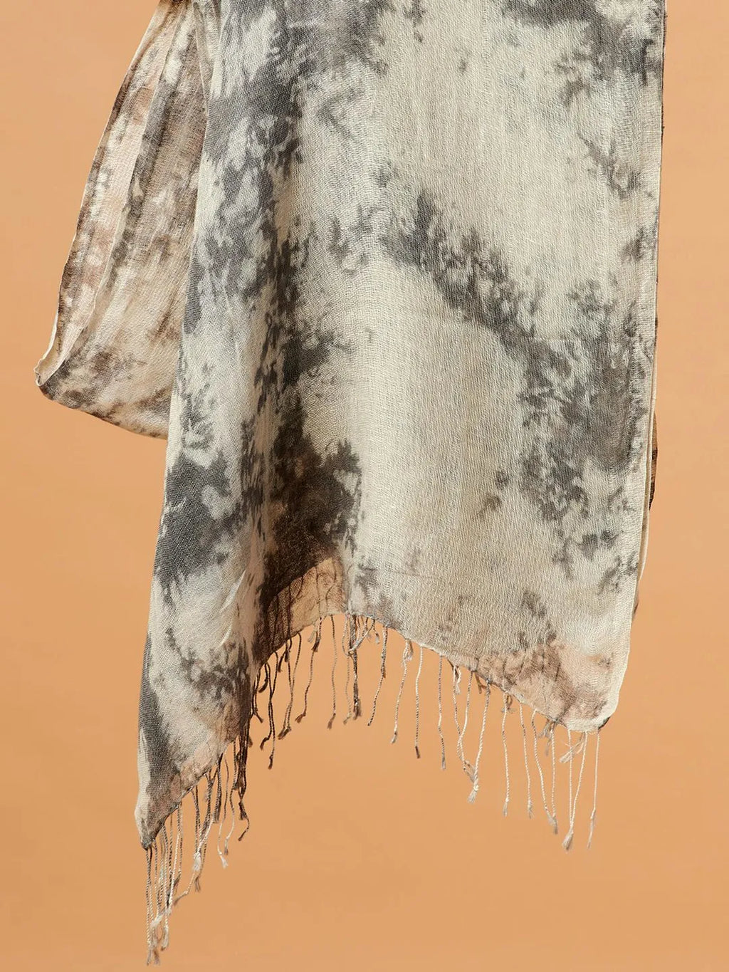 Casual Scarf with Jacquard Pattern in Multi