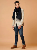 Classic Muffler with Dobby Pattern in Multi