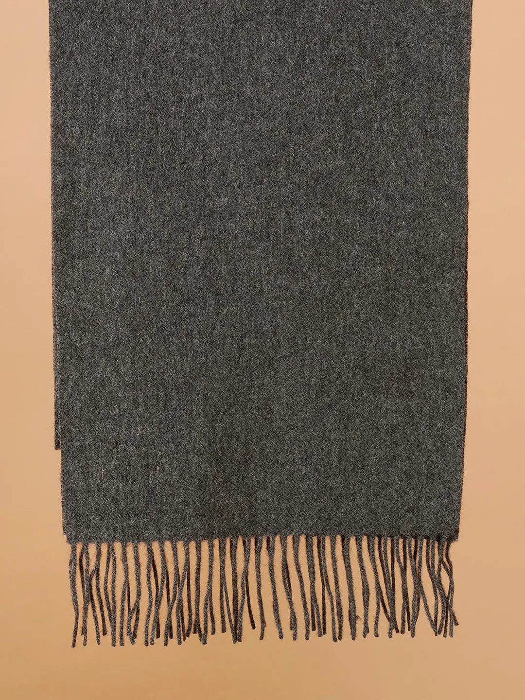 Classic Muffler with Solid in Charcoal Black