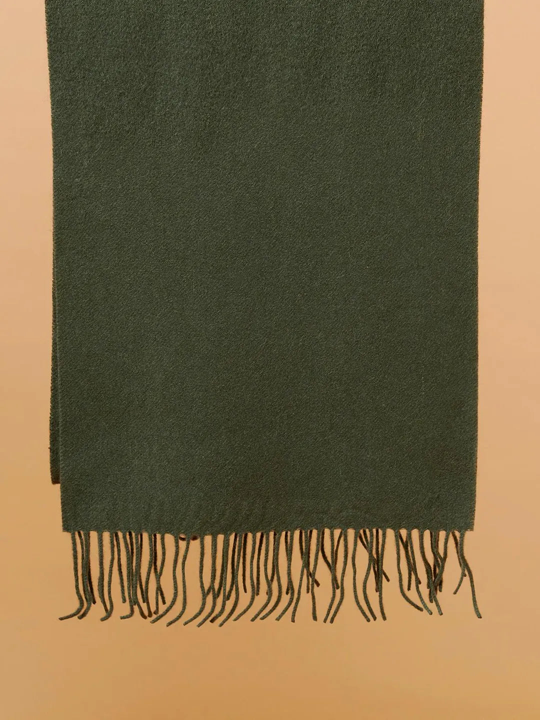 Classic Muffler with Dobby Pattern in Green