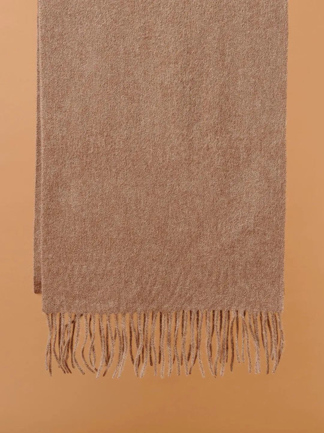 Classic Muffler with Solid in Beige