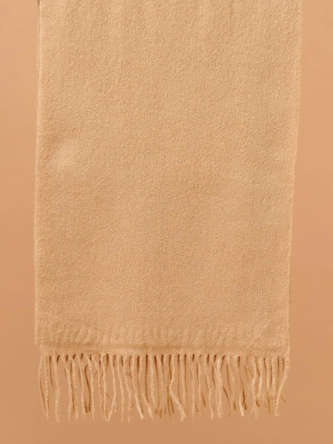 Classic Muffler with Dobby Pattern in Beige