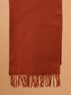 Classic Muffler with Dobby Pattern in Brown