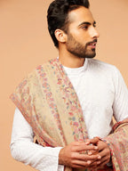 Classic Shawl Wool Blend with Kaani Pattern in Multi
