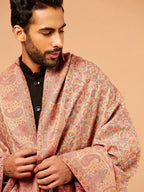 Classic Shawl Wool Blend with Kaani Pattern in Multi