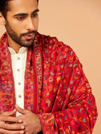 Classic Shawl Wool Blend with Kaani Pattern in Multi