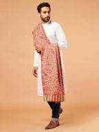 Classic Shawl Wool Blend with Kaani Pattern in Multi