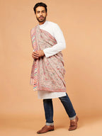 Classic Shawl Wool Blend with Kaani Pattern in Multi