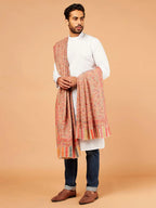 Classic Shawl Wool Blend with Kaani Pattern in Multi