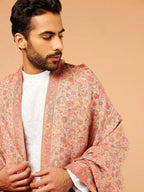 Classic Shawl Wool Blend with Kaani Pattern in Multi