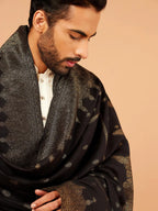 Elegant Shawl Wool Blend with Kaani Pattern in Multi