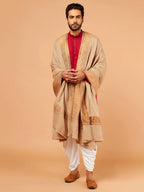 Classic Shawl Wool Blend with Kaani Pattern in Multi