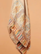 Classic Shawl Wool Blend with Kaani Pattern in Multi