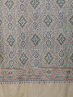 Classic Handloom Pashmina Shawl Jama Embroidery in White