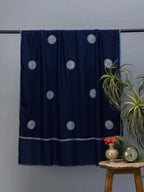 Elegant Handloom Pashmina Shawl in Blue