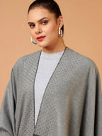 Comfort-Fit Poncho with Ponchu Pattern in Multi